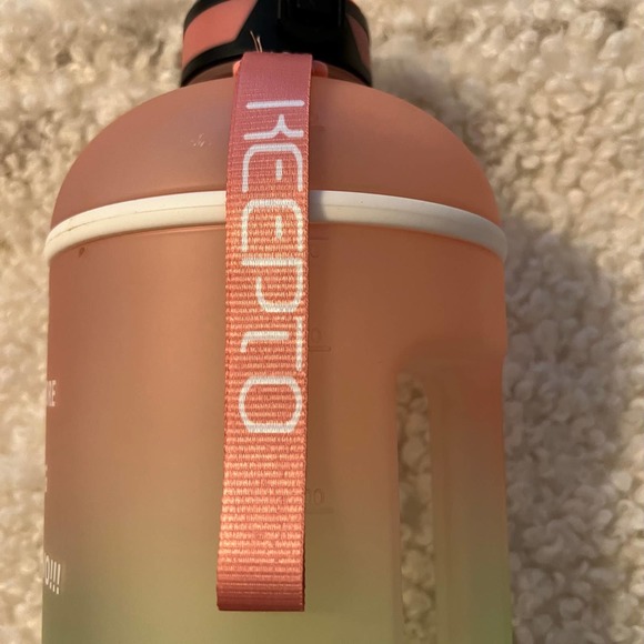 KEEPTO Large 1 Gallon Water Bottle Leakproof BPA Free Sports Water Jug with Time - Picture 3 of 5